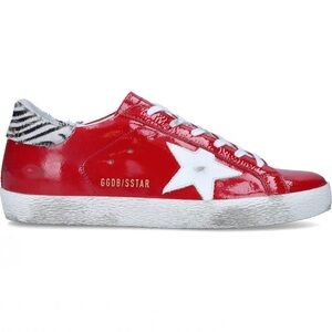 Golden Goose Patent Leather Superstar Sneaker